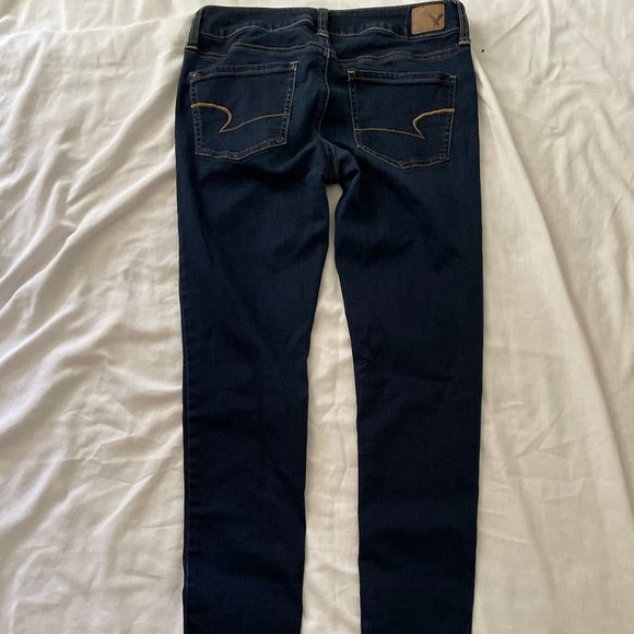 American Eagle Women's Blue Jeans Size 4 Long - Picture 2 of 4